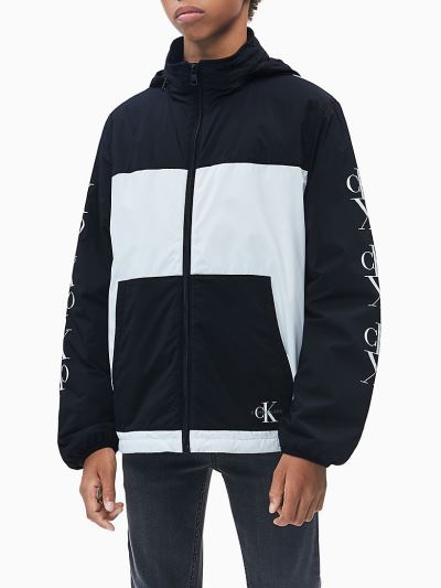 Calvin Klein Ruhák HU894206 | Calvin Klein Packable Padded Zip Up Fiu Dzseki Fekete